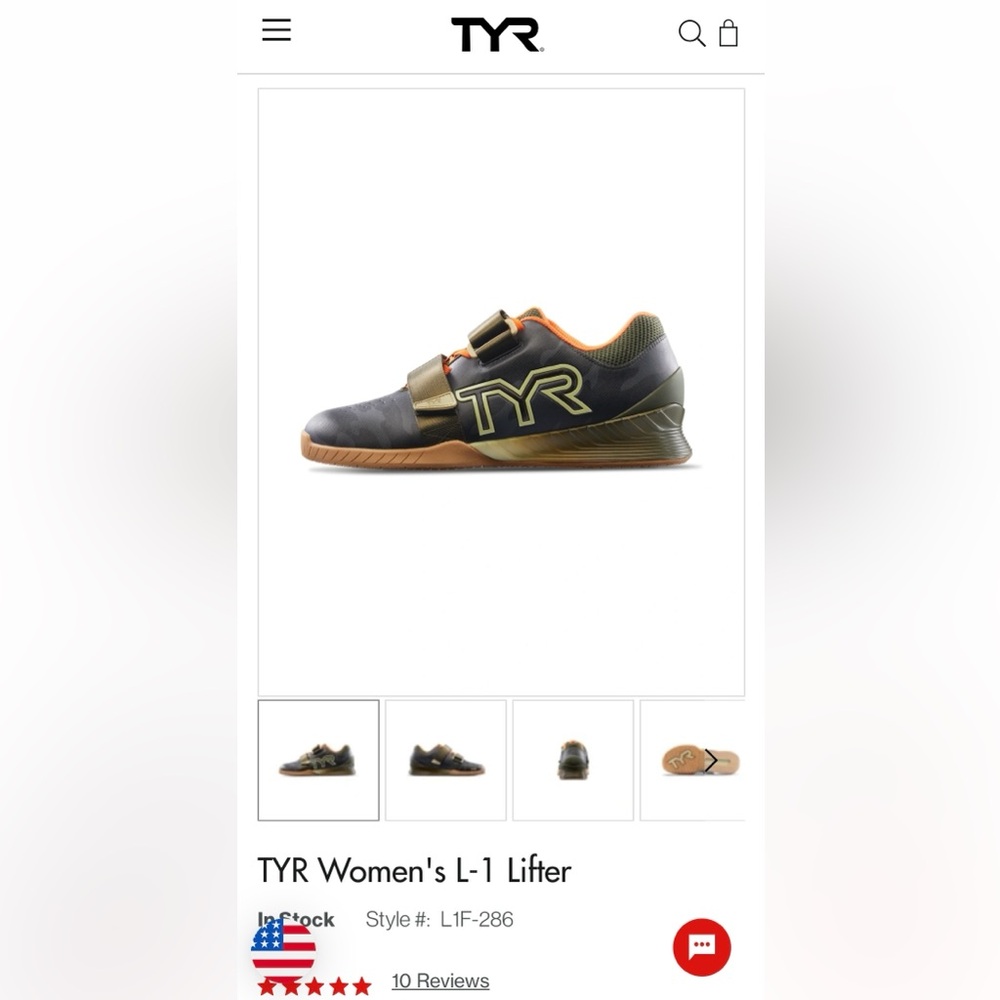 Tyr L-1 Lifter BNIB M6.5/W8